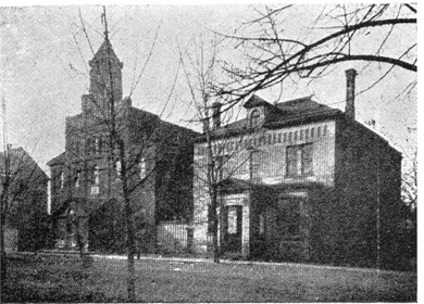 Church-School built in 1883 and first rectory built in 1887.jpg Church-School built in 1883 and first rectory built in 1887.jpg